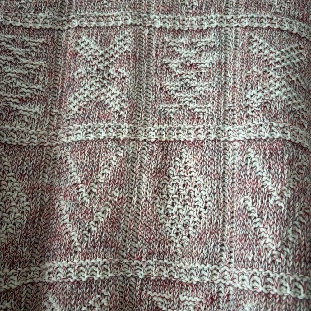 Vintage 1980's Retro Royal North Mills Textured Pink Oversized Sweater X-Large - Picture 5 of 9